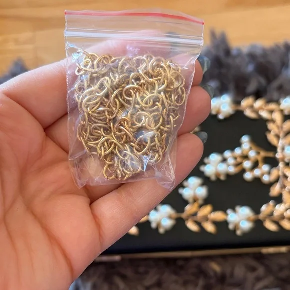 Embellished Black Floral Clutch - Picture 2 of 5